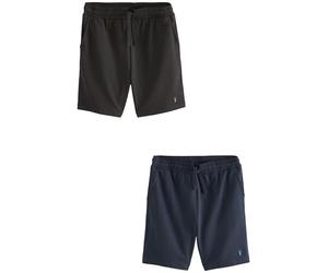 NEXT Homme Short en Jersey léger 100% Coton, Lot de 2 Black/Navy XXL