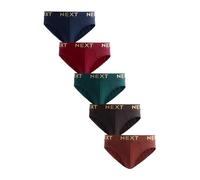 NEXT Homme Slips en Coton Majoritaire, Lot de 5