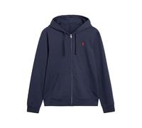 NEXT Homme Sweat à Capuche léger zippé 100% Coton Bleu Marine L