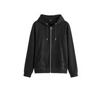 NEXT Homme Sweat à Capuche zippé | Daim de coton, Envers bou apuche avec cordon de serrage, Fermeture zippée sur le devant, Poches latérales fendues