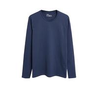 NEXT Homme T-Shirt Ras de Cou à Manches Longues Bleu Marine 3XL