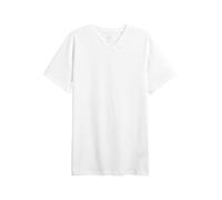 NEXT Homme T-Shirt Slim à col en V Essential Blanc XL