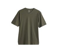 Next Homme T-Shirt Standard à col en V Essential Vert Kaki XXL