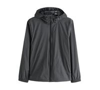 NEXT Homme Veste à Capuche légère, imperméable et Pliable Black Ripstop M