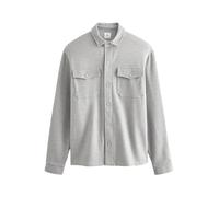 Next Homme Veste-Chemise à Boutons-Pression Gris 4XL