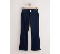 Next Indigo Blue Seamed Mid Rise Bootcut Jeans