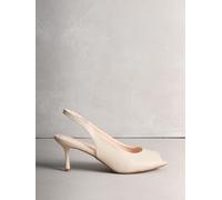 Next Ivory Forever Comfort Peeptoe Slingback Heels Ivory EU 36 (UK 3.5)