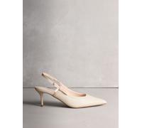 Next Ivory Forever Comfort Point Toe Bow Slingback Heels Ivory EU 38.5 (UK 5.5)