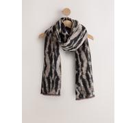 next Jacquard Patterned Midweight Scarf Brun Un an