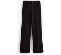 NEXT Femme Jean Large avec Poche plaquée Noir 42