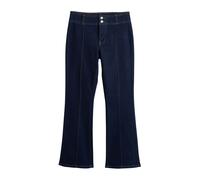 Next Indigo Blue Seamed Mid Rise Bootcut Jeans