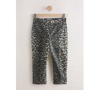next Jean Capri Raccourci Denim Imprimé animal FR 36 Regular (EU 34 R)