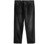 NEXT, Jean Classique pour Homme, Coupe Bootcut, 100% Coton, Jean pour Homme Noir lavé W: 36 / L: 33