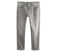 NEXT, Jean Extensible pour Homme, Coupe Classique, Mélange de Matières à Haute Teneur en Coton Gris Moyen W: 34 / L: 31