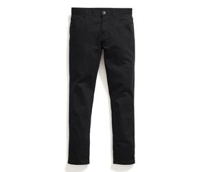 NEXT, Jean Extensible pour Homme, Coupe Classique, Mélange de Matières à Haute Teneur en Coton Noir uni W: 46 / L: 31