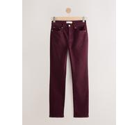 next Jean slim taille mi-haute extensible rouge FR 42 Short (EU 40 S)