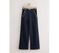 Next Jeans Ample Or à boutons sur le devant