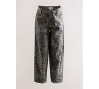 Next Jeans en denim à tonneau pour Grossesse Imprimé animal FR 40 Long (EU 38 L)