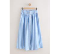 Next Jupe Maxi boutonnée bleu FR 40 Regular (EU 38 R)