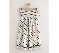 next Jupe mi-longue à taille froncée crème FR 38 Regular (EU 36)