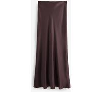 Next Jupe Midi Satin Brun FR 48 (EU 46)