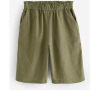 Next Khaki Green 100% Cotton Bermuda Shorts Khaki Green EU 42 (UK 14)