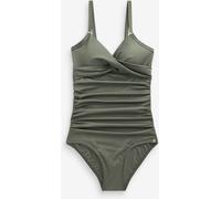 NEXT Femme Maillot de Bain Gainant Remodelant Vert Kaki 44