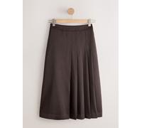 Next Kilt mi-long plissé en satin Brun FR 46 Tall (EU 42 T)