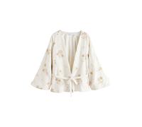 Next Kimono écru / or / rose pastel, Taille L-XL
