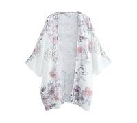 Next Kimono violet / pêche / noir / blanc, Taille XXL-XXXL