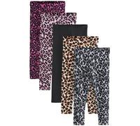 NEXT Fille Legging, Lot de 5 Animal 8 Ans