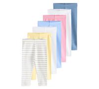 Next Leggings bleu clair / bleu foncé / jaune / gris clair / rose / blanc / blanc cassé, Taille 122