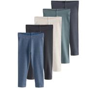 Next Leggings bleu cyan / gris basalte / greige / noir, Taille 86