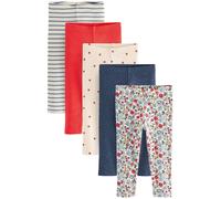 Next Leggings bleu marine / bleu clair / rouge sang / blanc, Taille 86