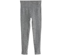 NEXT Femme Legging côtelé à Taille Haute sans Coutures Gris chiné L