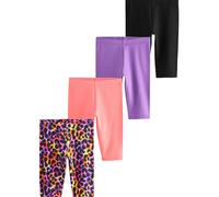 Next Leggings jaune / violet foncé / rose ancienne / noir, Taille 128