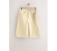 Next Lemon Yellow Bermuda Denim Jorts Shorts Lemon Yellow 52