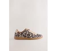 Next Leopard Forever Comfort Lace-Up Trainers