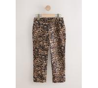 Next Leopard Print Capri Trousers