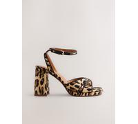 Next Leopard Standard/Wide Fit Forever Comfort Platform Sandals