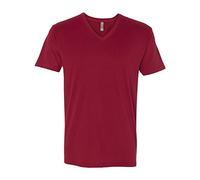 Next Level 6440 NL 6440 MENS PREM SUEDED VNECK CARDINAL L