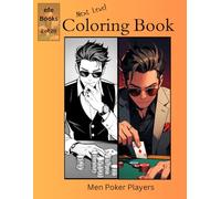 Next Level Coloring Book Series: Men Poker Players