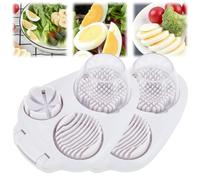 Next Level Egg Slicer,3 in 1 Egg Slicer for Hard Boiled Eggs,Stainless Steel Kitchen Chopper Tool for Strawberry,Grape,Cherry,Tomato (2)
