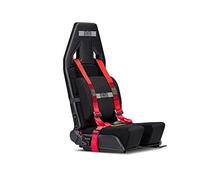 Next Level Racing Siège de vol – coussin lombaire, doubles leviers d'inclinaison, glissières de siège