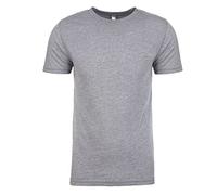 Next Level T-shirt à col rond pour homme Tri-Blend - Gris - Large