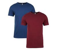 Next Level - T-Shirt - Homme L 1Cool Blue+1Maroon