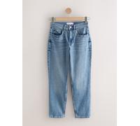 Next Light Blue Hourglass Comfort Column Mom Jeans