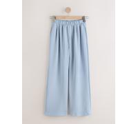 Next Light Blue Slinky Modal Wide Leg Joggers