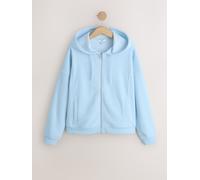Next Light Blue Towelling Zip Through Hoodie