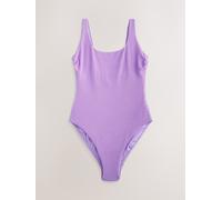 Next Lilac Purple Scoop Neck Tummy Control Swimsuit